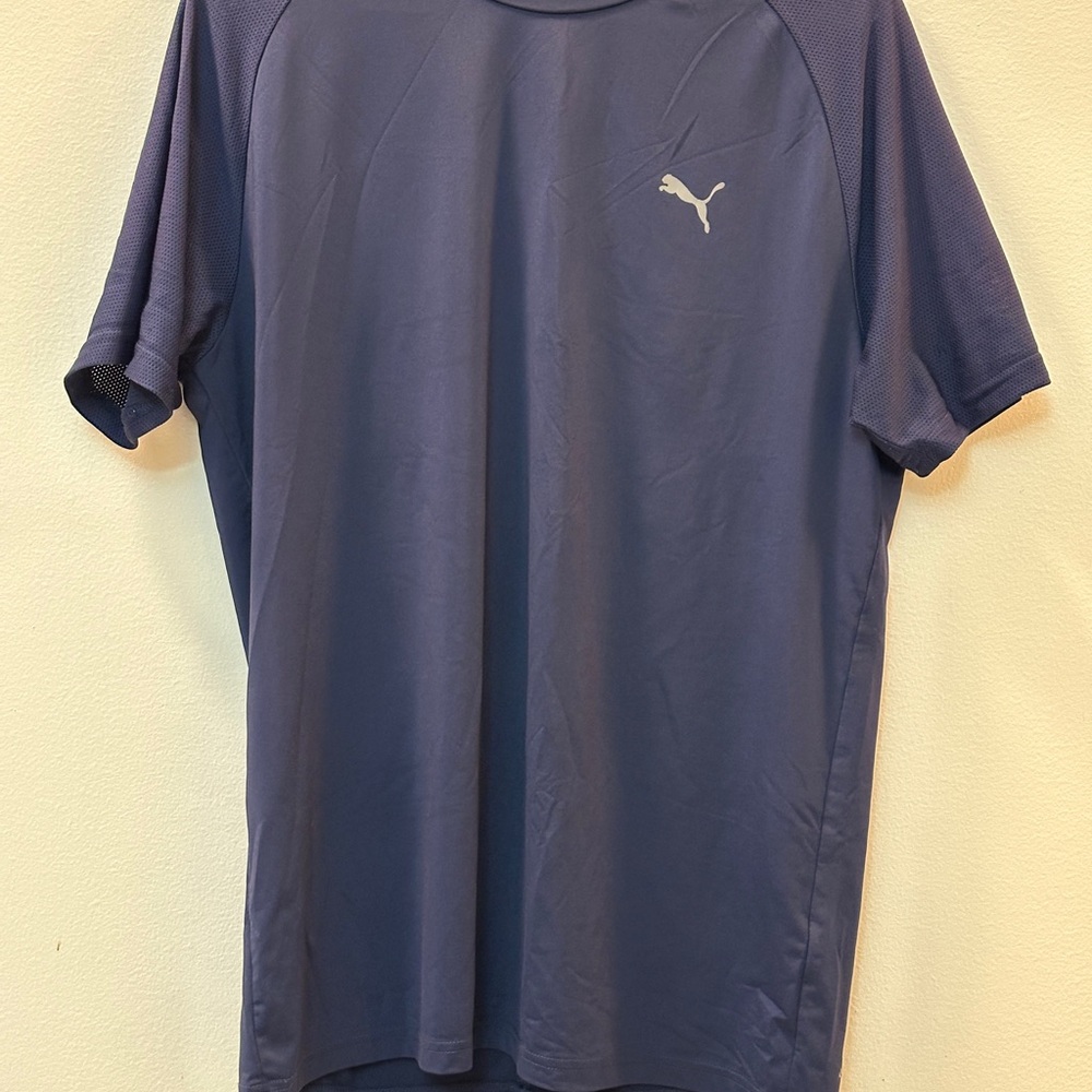 Puma Men's Navy Short Sleeve Tee
